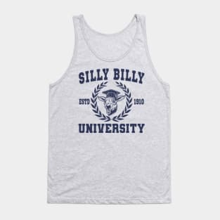 Silly Billy University Funny Meme Goat Pun Tank Top